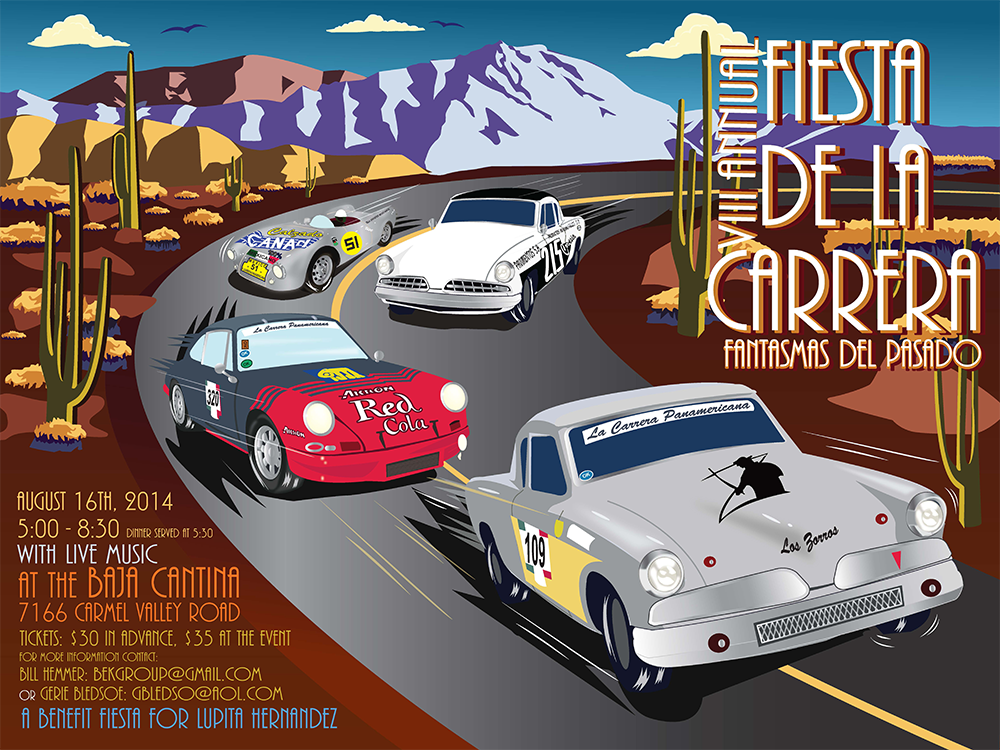 Fiest de la Carrera poster design