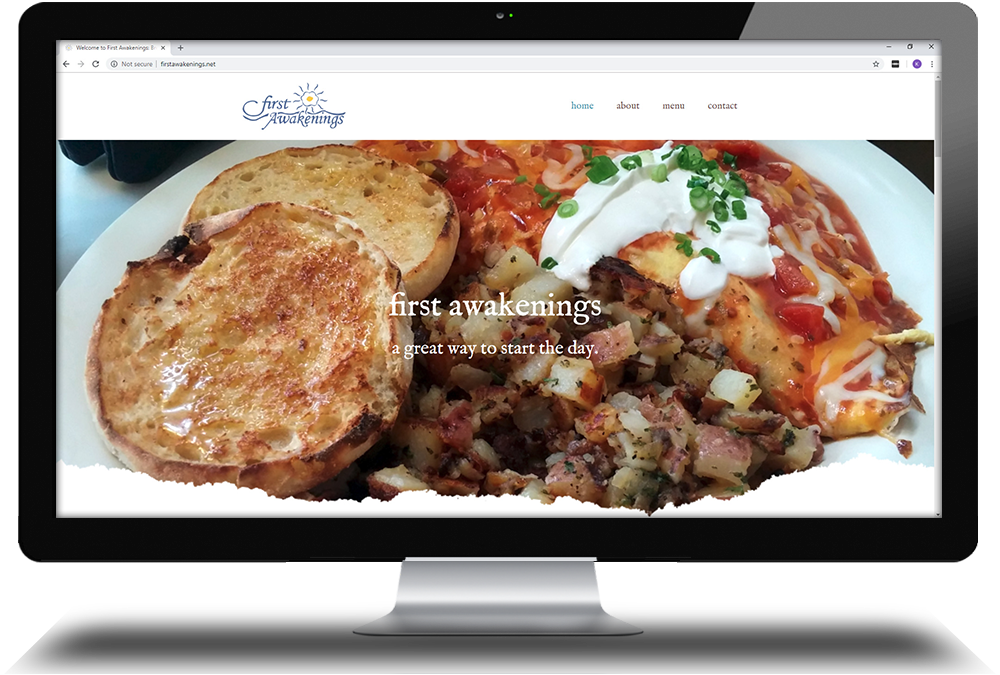 First Awakenings website design