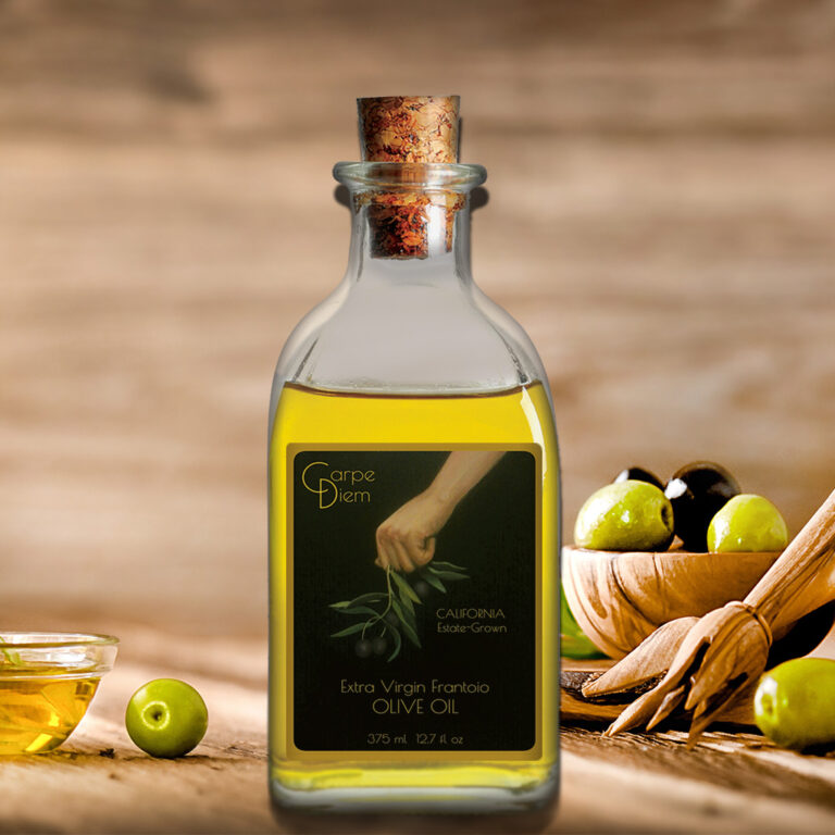 Carpe Diem Olive Oil label