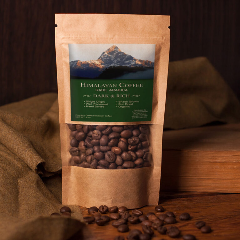 Himalayan Coffee label